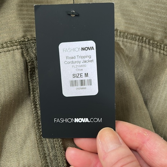 Road Tripping Corduroy Jacket from Fashion Nova Size Medium NWT - Picture 12 of 15